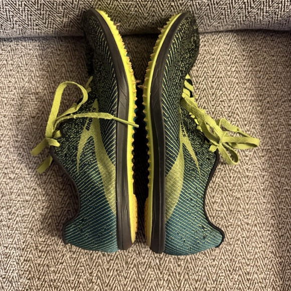 Brooks Men's Mach 19 Spike Track‎ Racing Shoes Size 7 With Spikes - Picture 4 of 9